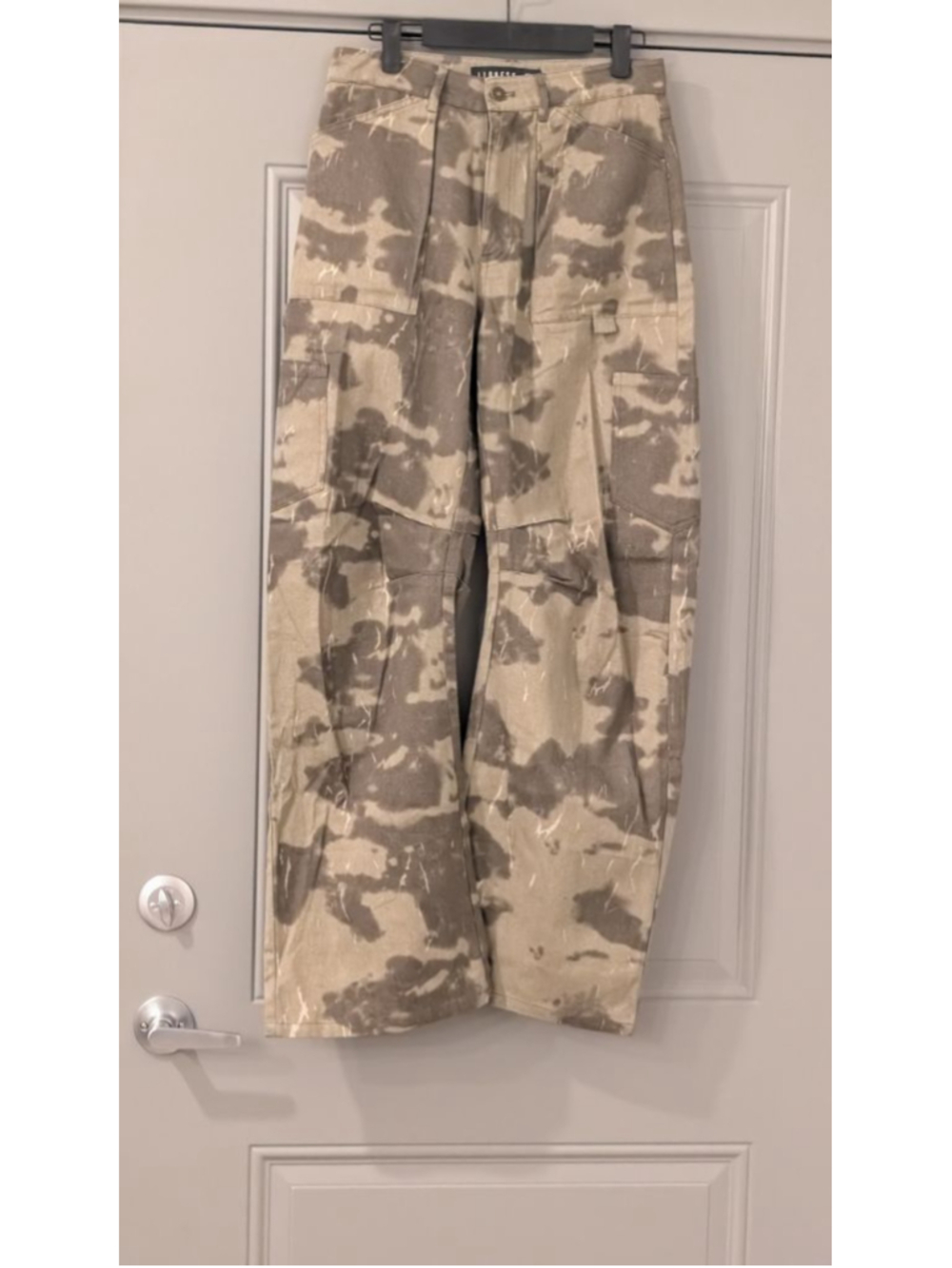 Women's Lioness Wide Leg Pants S Beige Brown Camo from Revolve - Picture 4 of 10